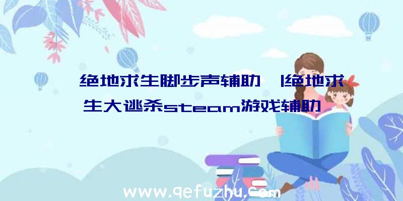 「绝地求生脚步声辅助」|绝地求生大逃杀steam游戏辅助